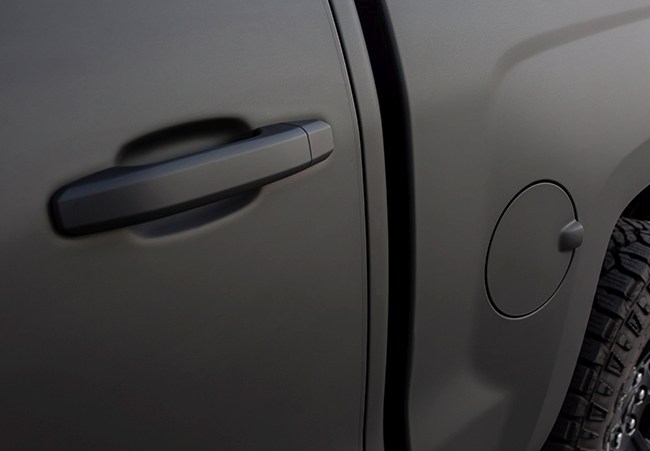 Dead Matte Black skin on car